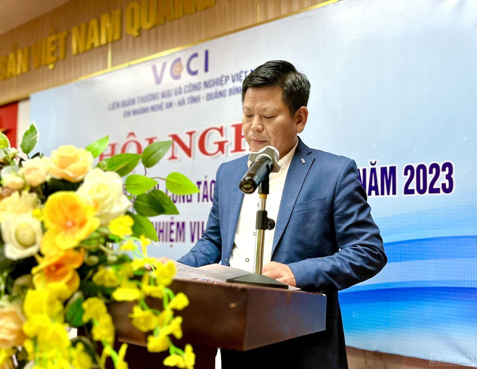 ông Bùi Xuân Sinh – Bí thư Chi bộ, Giám đốc Chi nhánh VCCI Nghệ An – Hà Tĩnh – Quảng Bình 