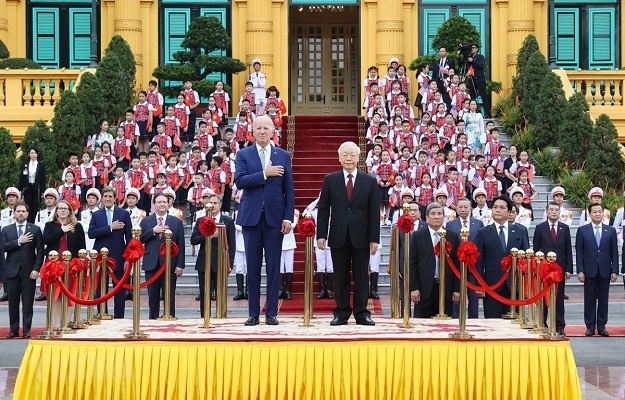 Tổng thống Hợp chúng quốc Hoa Kỳ Joe Biden có chuyến thăm cấp Nhà nước tới Việt Nam từ ngày 10-11/9 theo lời mời của Tổng Bí thư Nguyễn Phú Trọng.