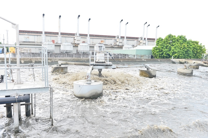 Tại KCN Nhật Bản – Hải Phòng, hệ thống xử lý nước thải tập trung được đầu tư đồng bộ, đạt yêu cầu chất lượng về môi trường theo tiêu chuẩn Việt Nam, với công suất 4000 m3/ngày/ đêm